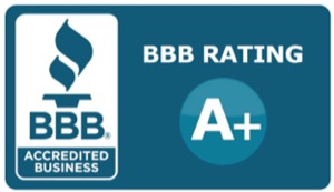Better Business Bureau accredited business badge for Economy Septic Services